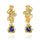 Comet Earrings - Sapphires