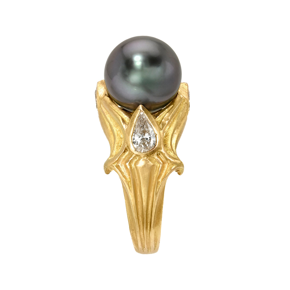 Empress Pearl Ring - Black