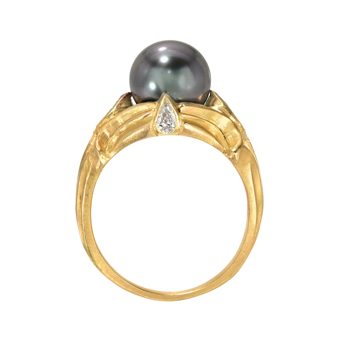 Empress Pearl Ring - Black