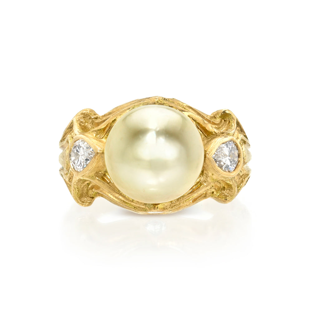 Empress Pearl Ring - Champagne