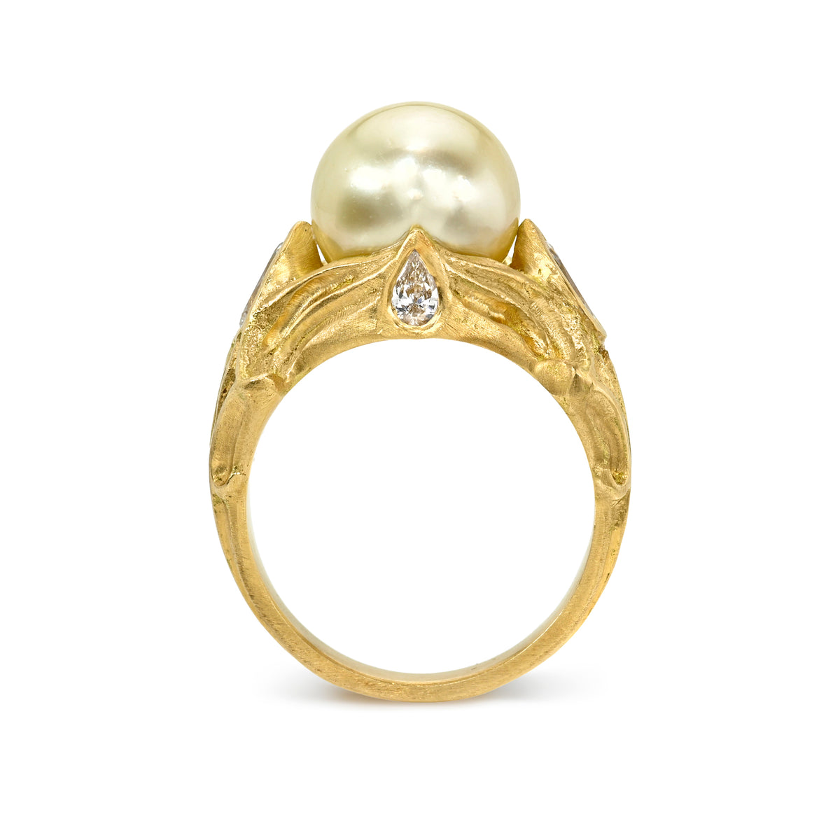 Empress Pearl Ring - Champagne
