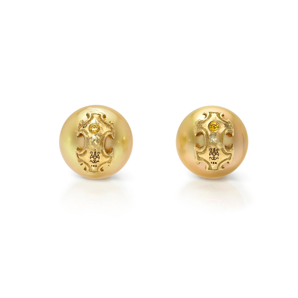 Golden South Sea Studs