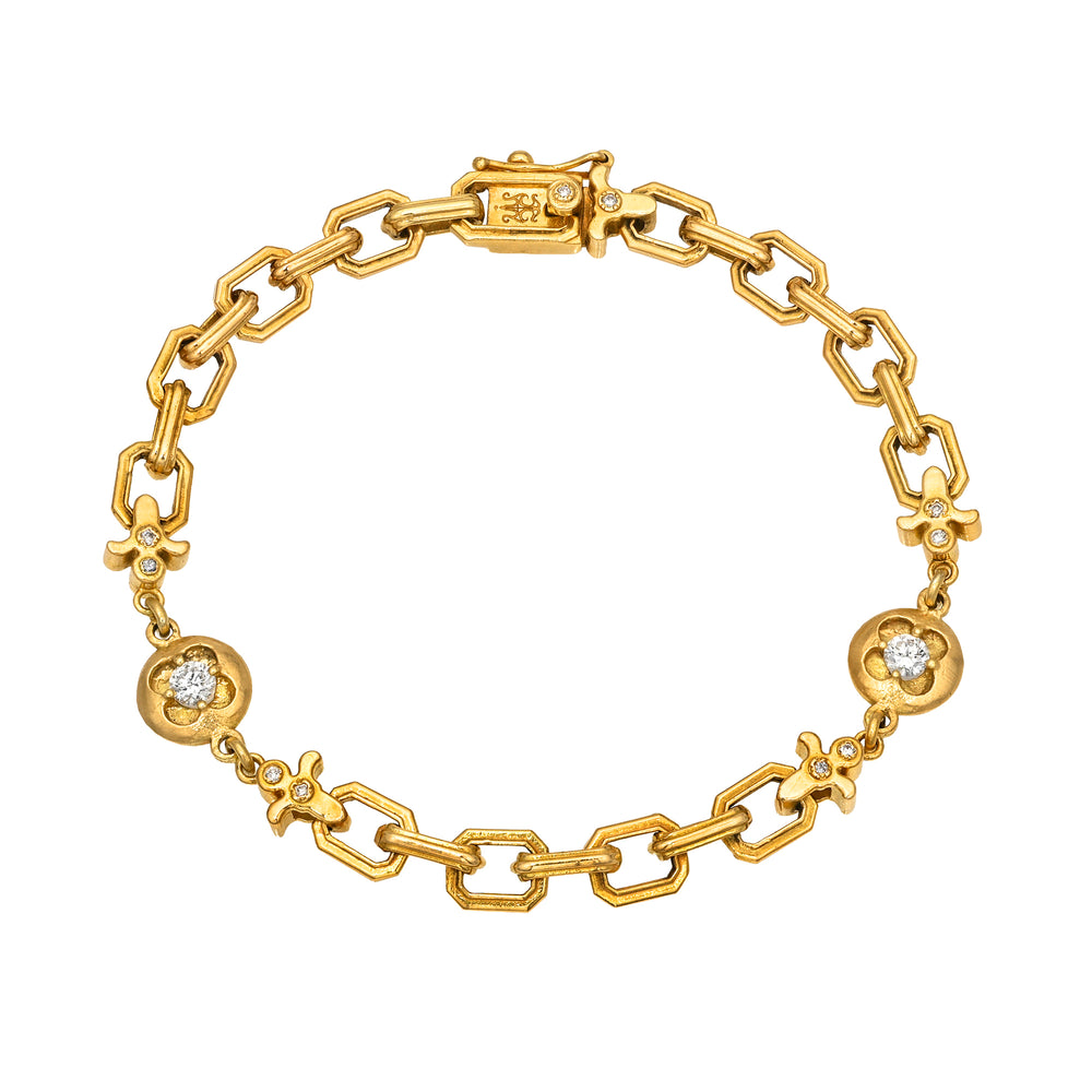 Large Genie's Rope - Diamond Bracelet