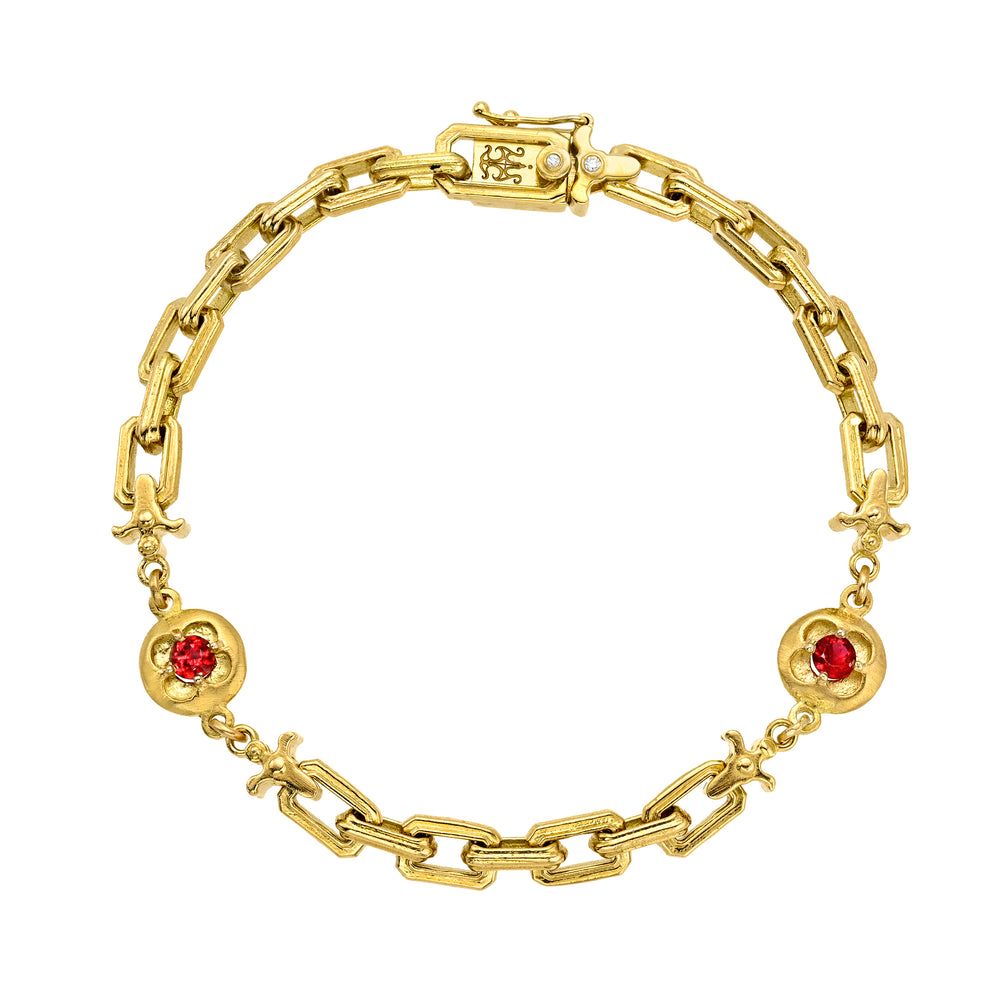 Genie's Rope - Ruby Bracelet